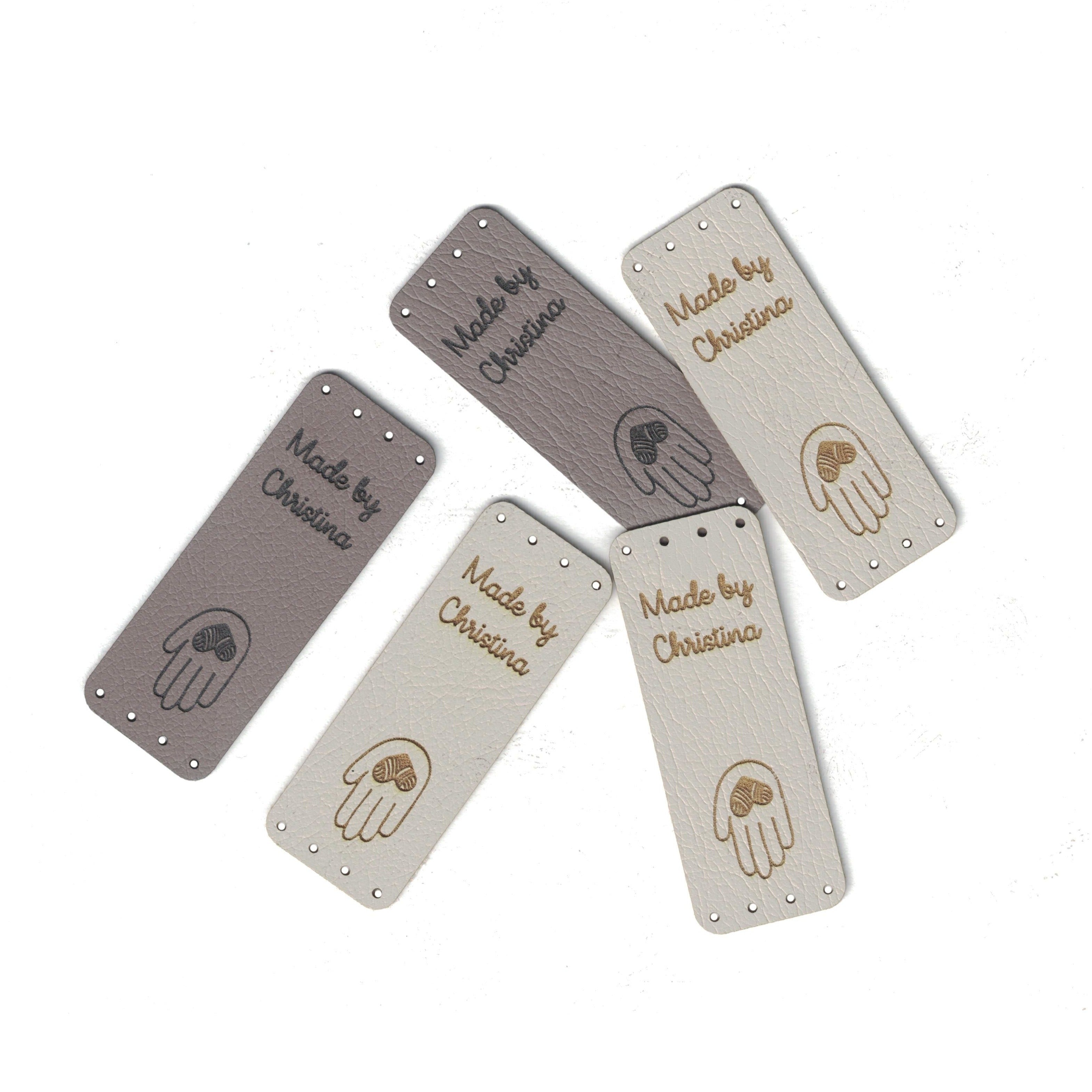 0.75 x 2 Inch - Custom Tags - Fold Over