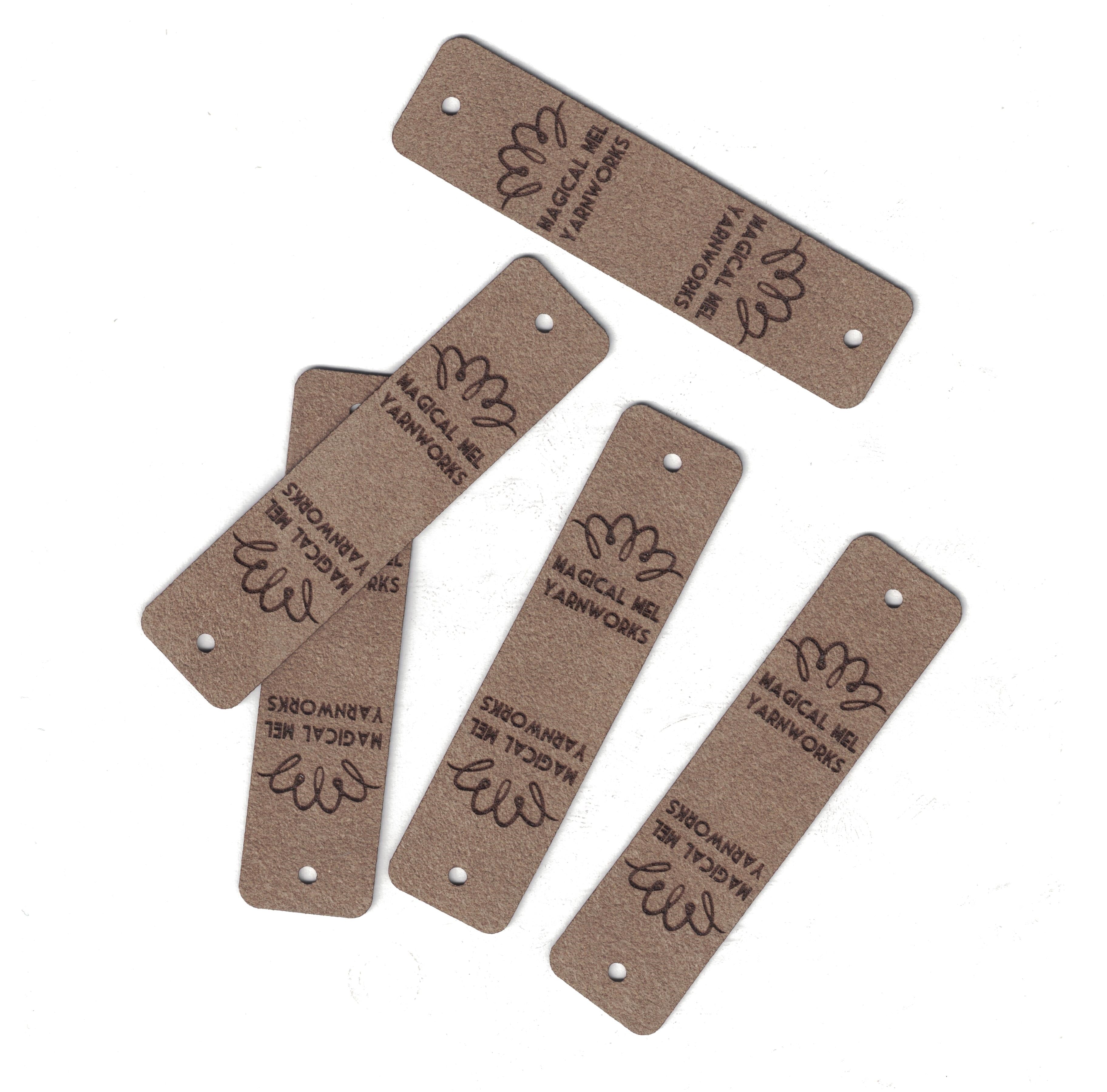 0.75 x 3 Inch - Custom Tags - Fold Over - Rivet Style