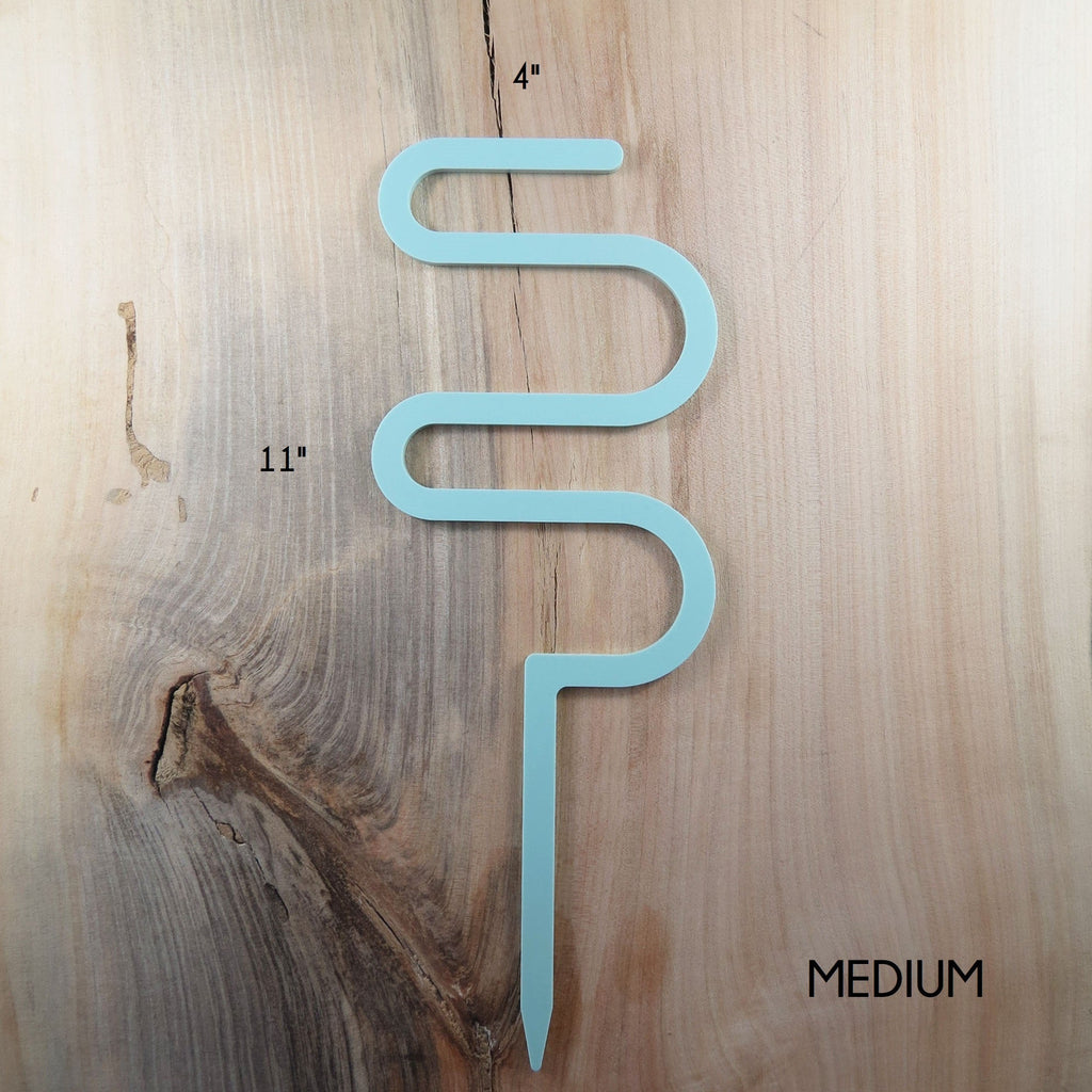 Acrylic Trellis - Plant Supports - Waves - Macaron