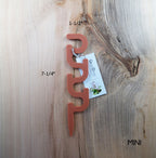 Acrylic Trellis - Plant Supports - Waves - Nutmeg