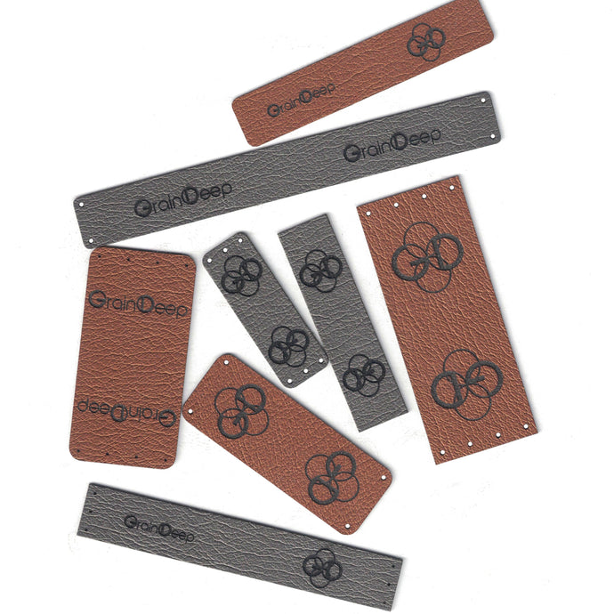 Pearlized Labels - Custom Tags - Fold Over - Sew On