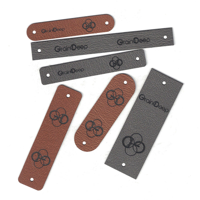 Pearlized Labels - Custom Tags - Fold Over - Rivet Style