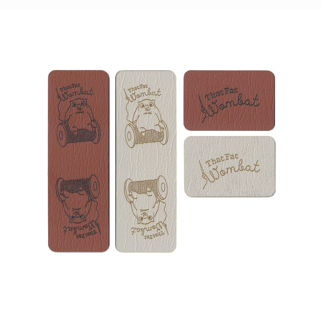1 x 3 Inch - Custom Tags - Fold Over - Rivet Style