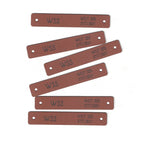 0.5 x 3 Inch - Custom Tags - Fold Over - Rivet Style