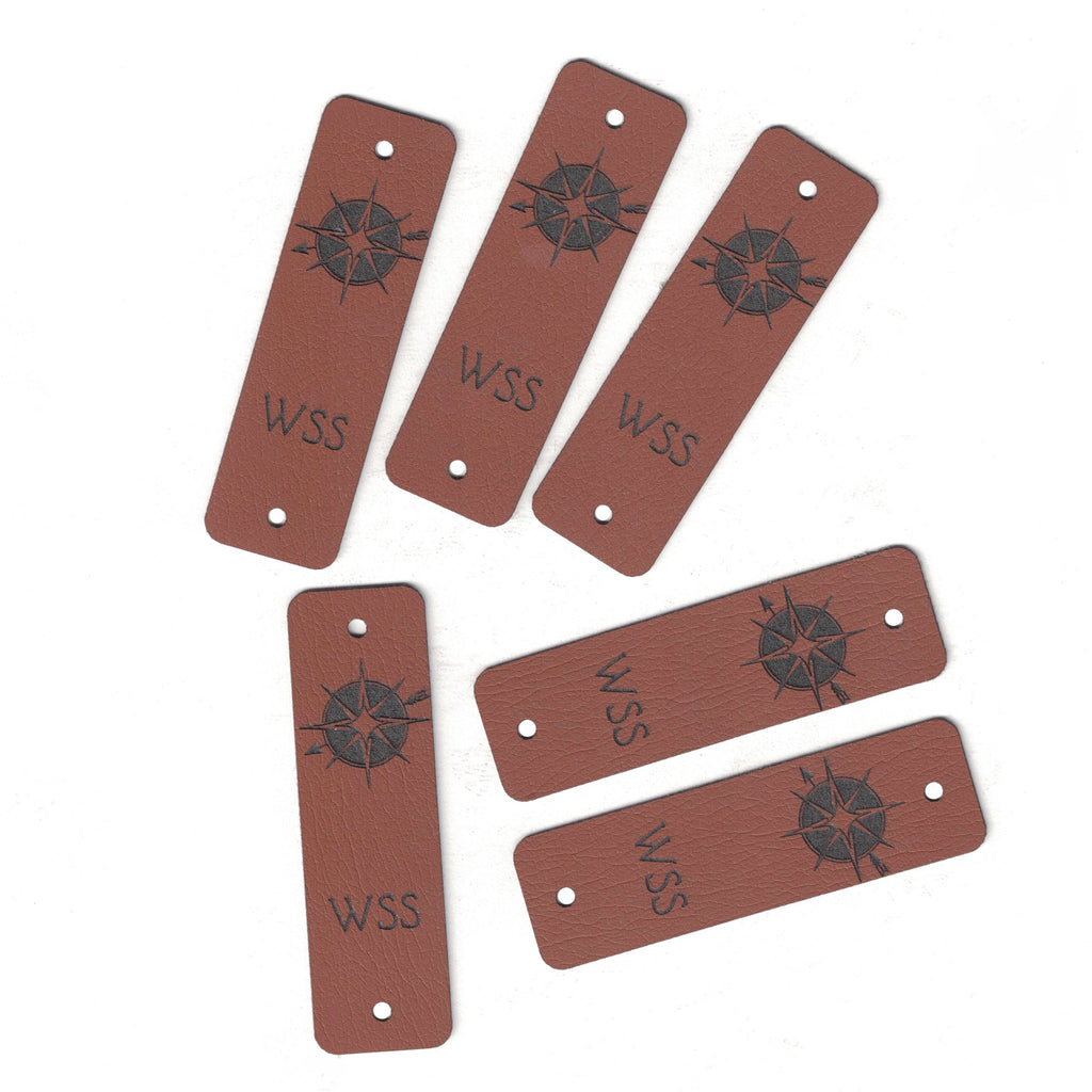 0.75 x 2.5 Inch - Custom Tags - Fold Over - Rivet Style