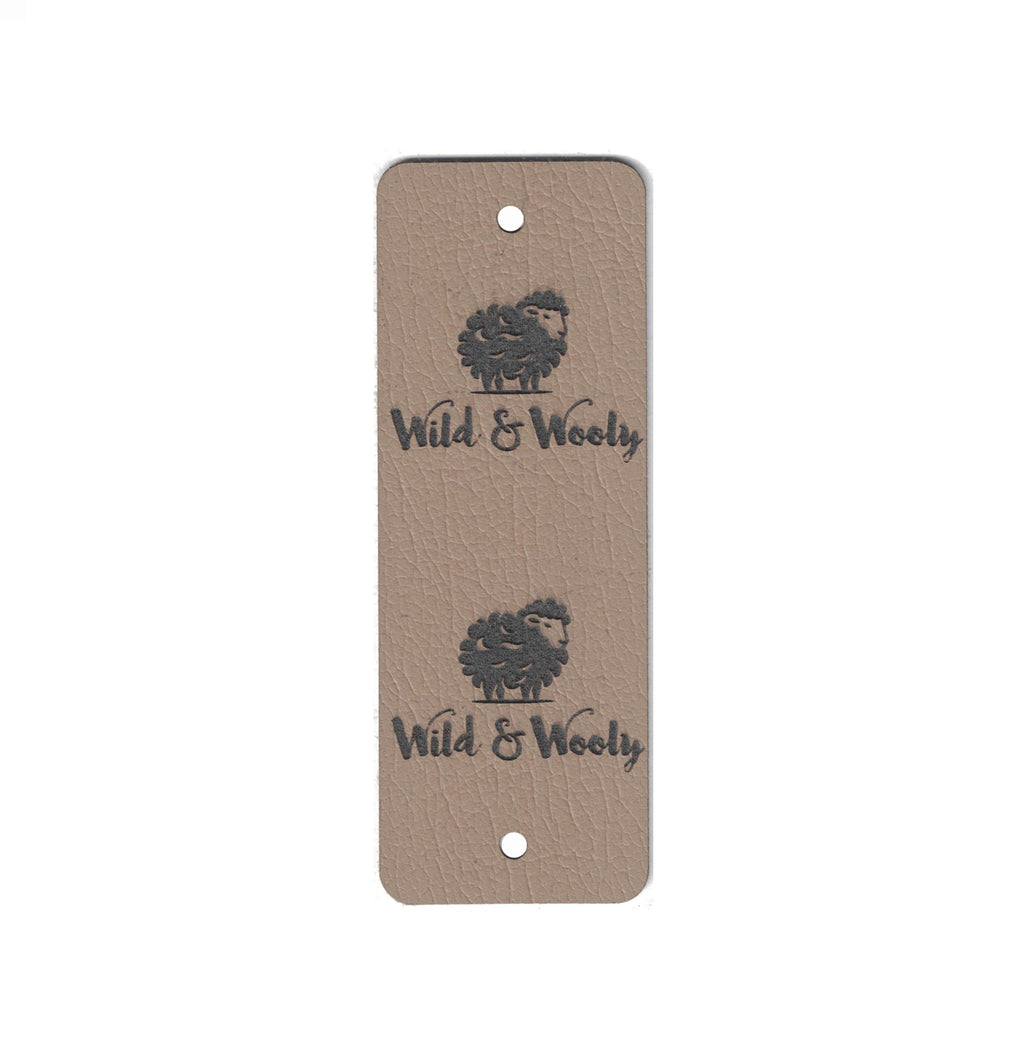 1 x 3 Inch - Custom Tags - Fold Over - Rivet Style