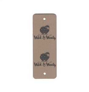 1 x 3 Inch - Custom Tags - Fold Over - Rivet Style