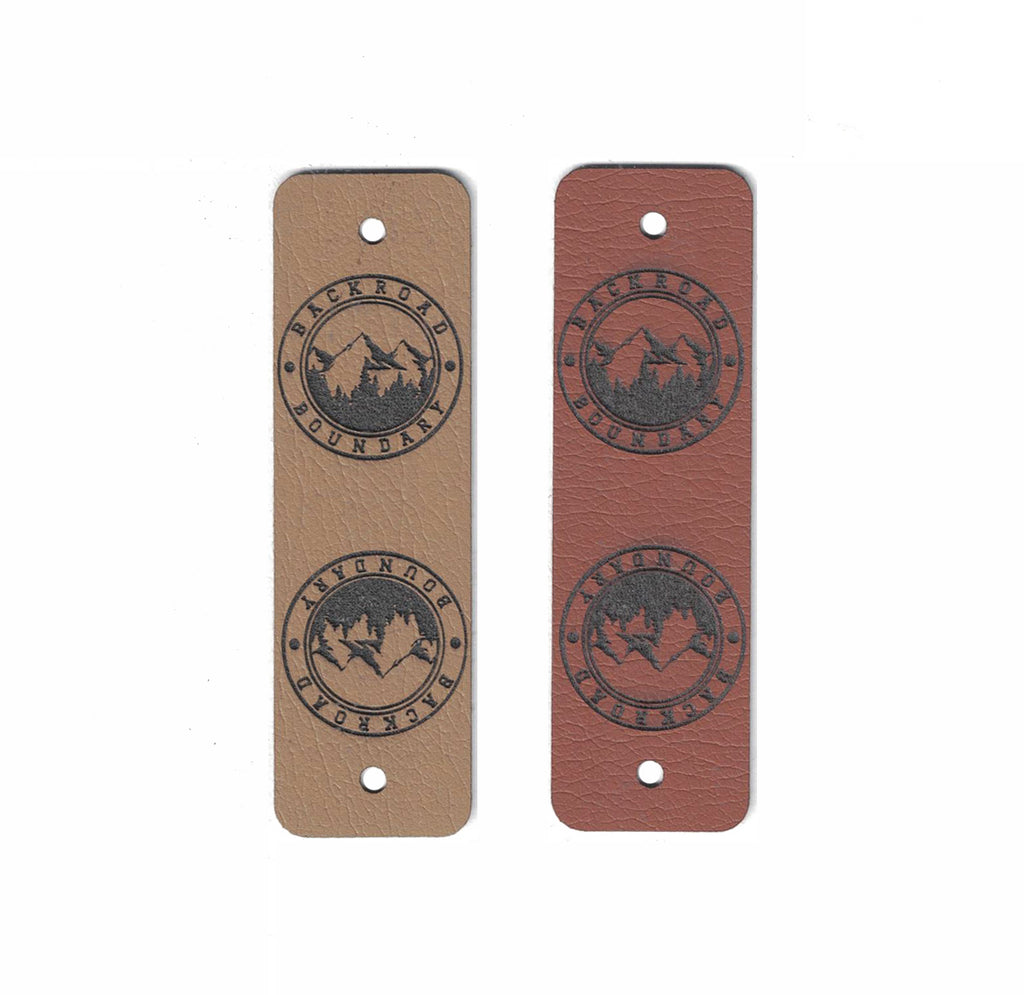 0.75 x 2.5 Inch - Custom Tags - Fold Over - Rivet Style