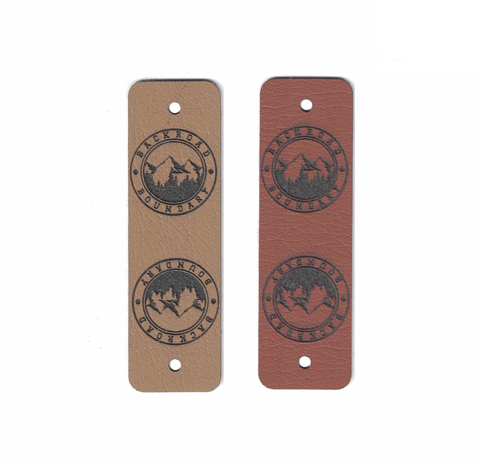 0.75 x 2.5 Inch - Custom Tags - Fold Over - Rivet Style