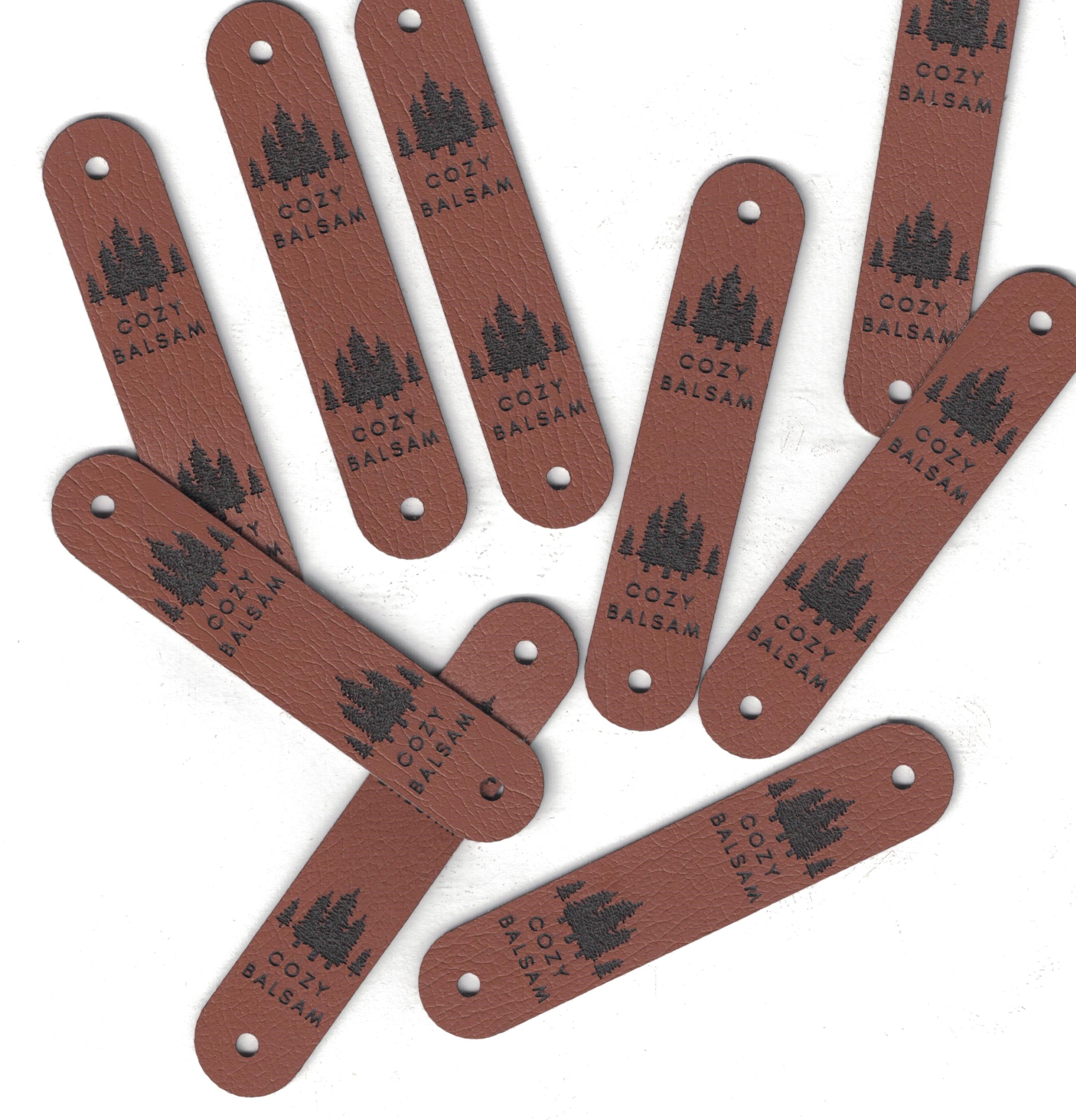 0.5 x 2.5 Inch - Custom Tags - Fold Over - Rivet Style