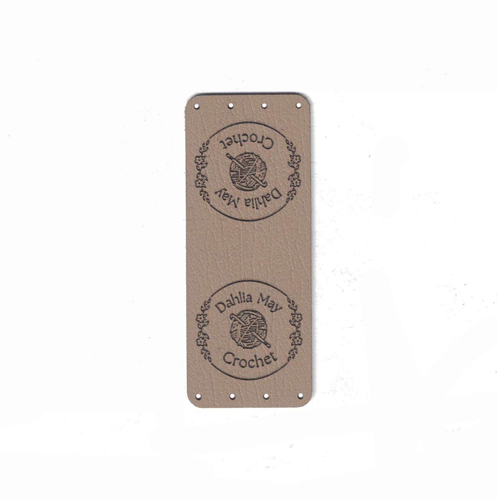 1 x 2.5 Inch - Custom Tags - Fold Over