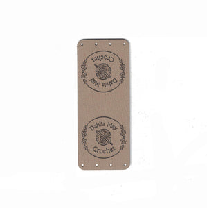 1 x 2.5 Inch - Custom Tags - Fold Over
