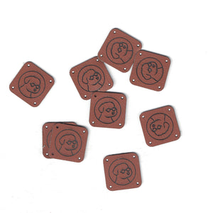 0.75 x 0.75 Inch - Custom Tags