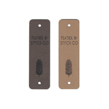 0.75 x 2.5 Inch - Custom Tags - Fold Over - Rivet Style