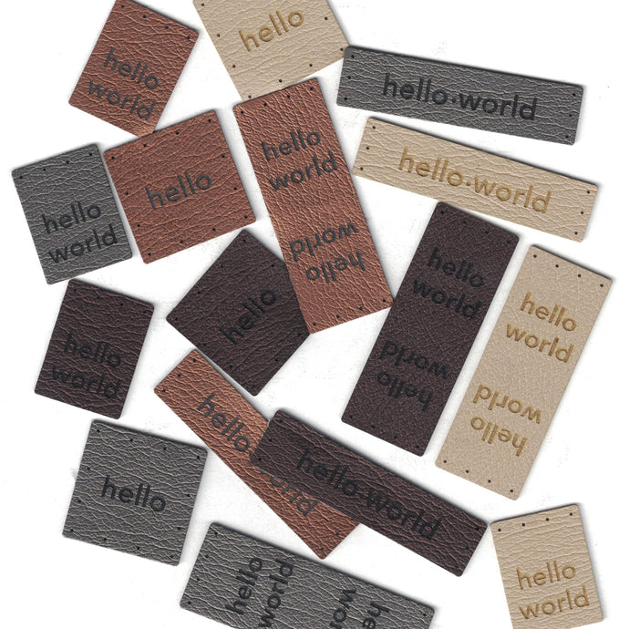 hello set - assorted set of tags