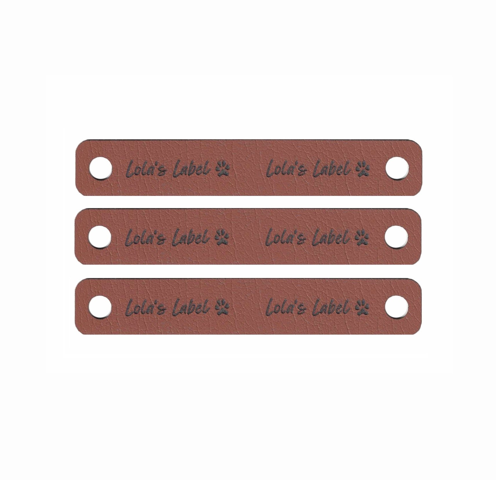 0.5 x 3 Inch - Custom Tags - Fold Over - Rivet Style