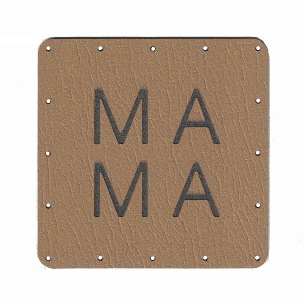 MAMA - 2 Inch Faux Leather Patch