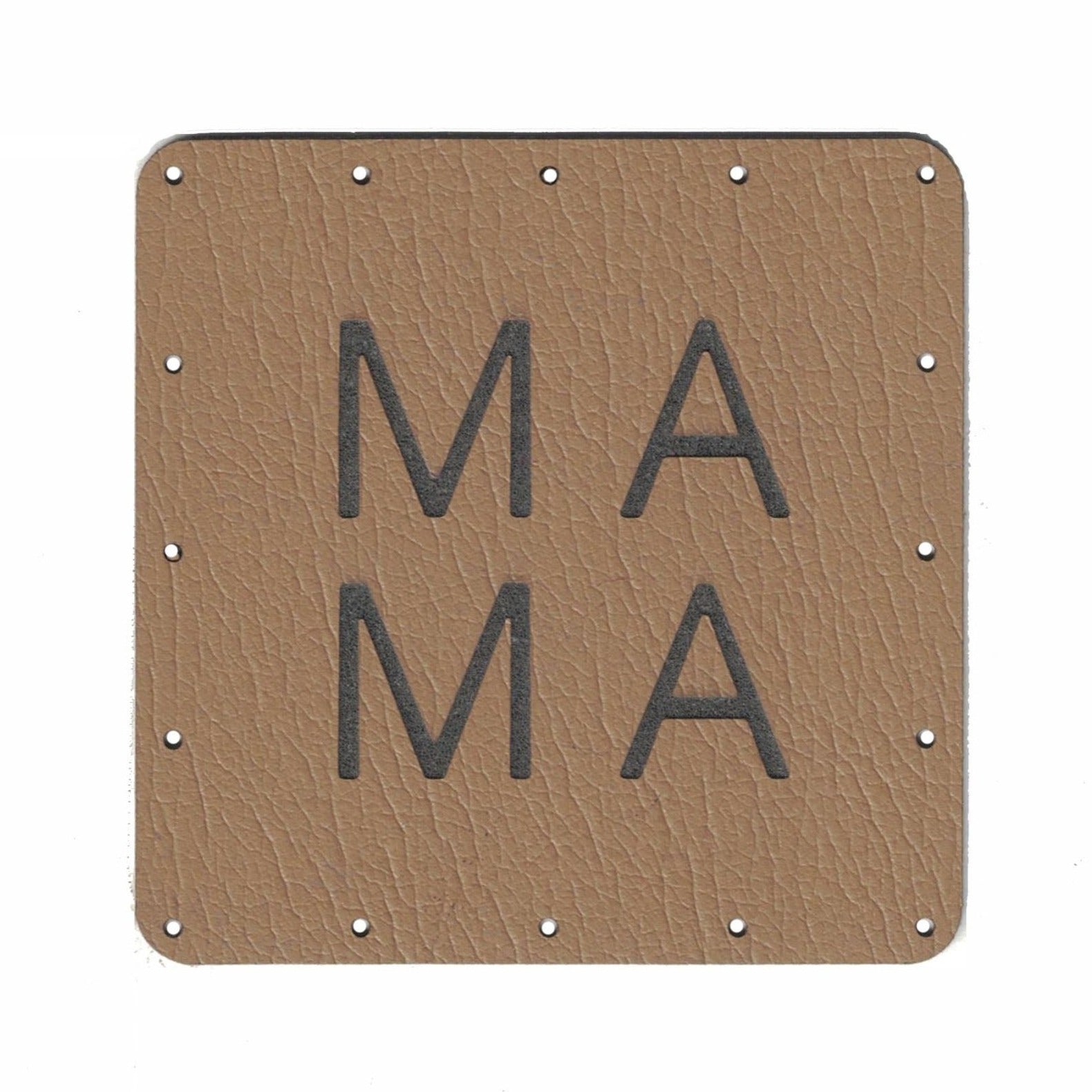 MAMA - 2 Inch Faux Leather Patch