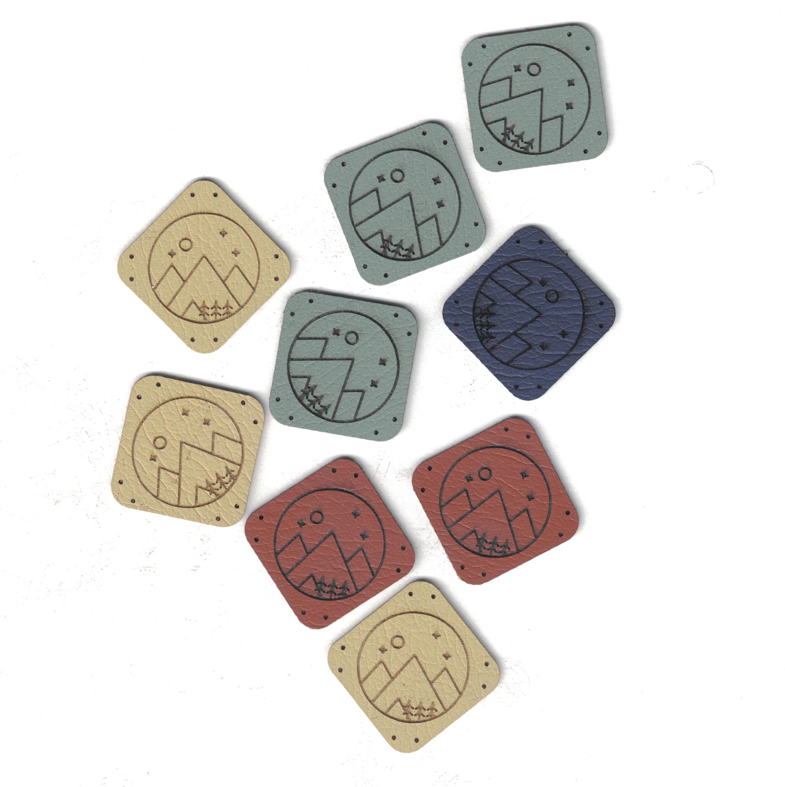 0.75 x 0.75 Inch - Custom Tags