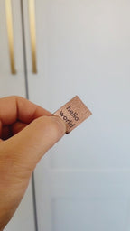 0.75 x 2 Inch - Custom Tags - Fold Over