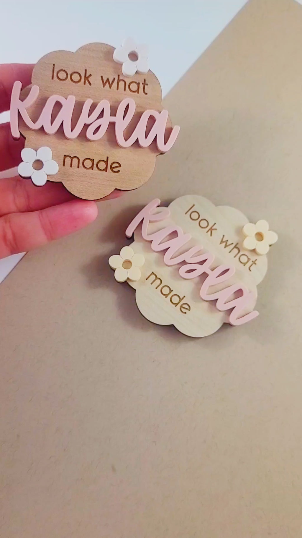 Look What I Made Magnet - Floral