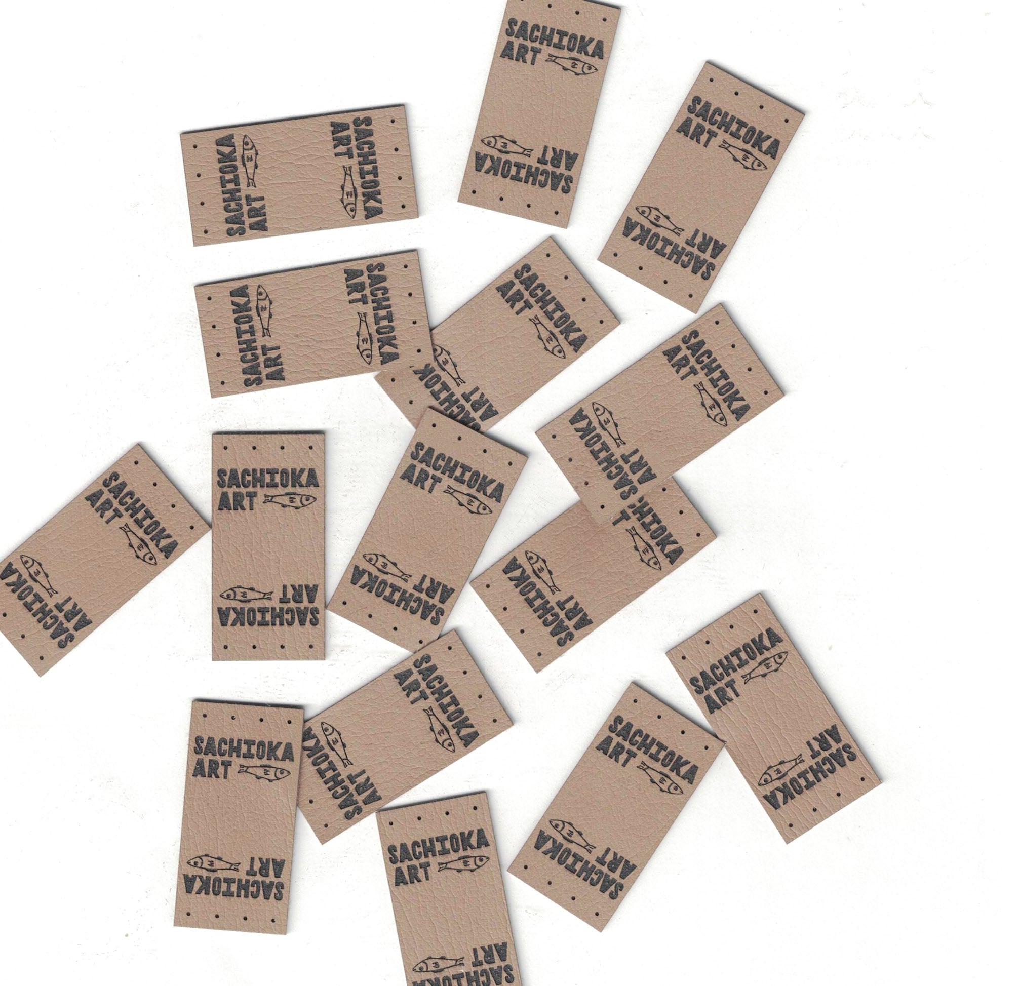 0.75 x 1.5 Inch - Custom Tags - Fold Over