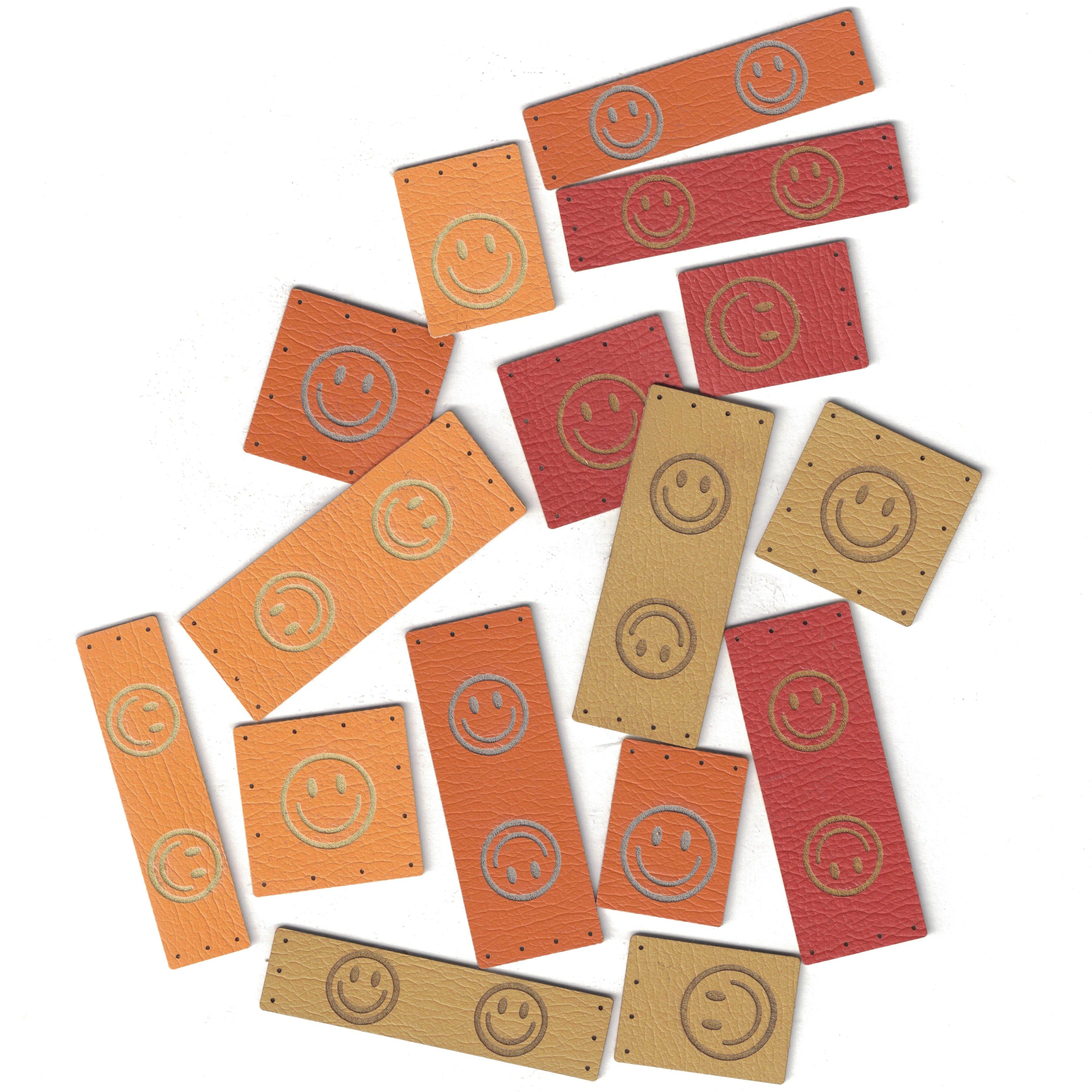 smiley set - assorted set of tags