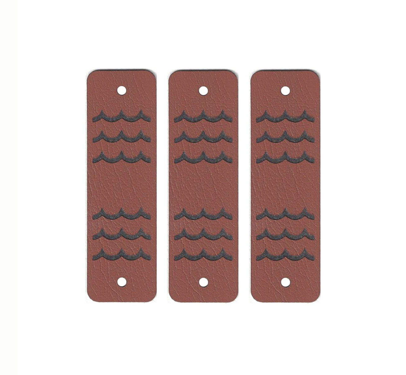0.75 x 2.5 Inch - Custom Tags - Fold Over - Rivet Style