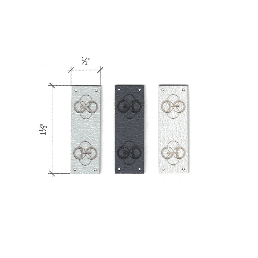 0.5 x 1.5 Inch - Custom Tags - Fold Over