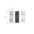 0.5 x 1.5 Inch - Custom Tags - Fold Over