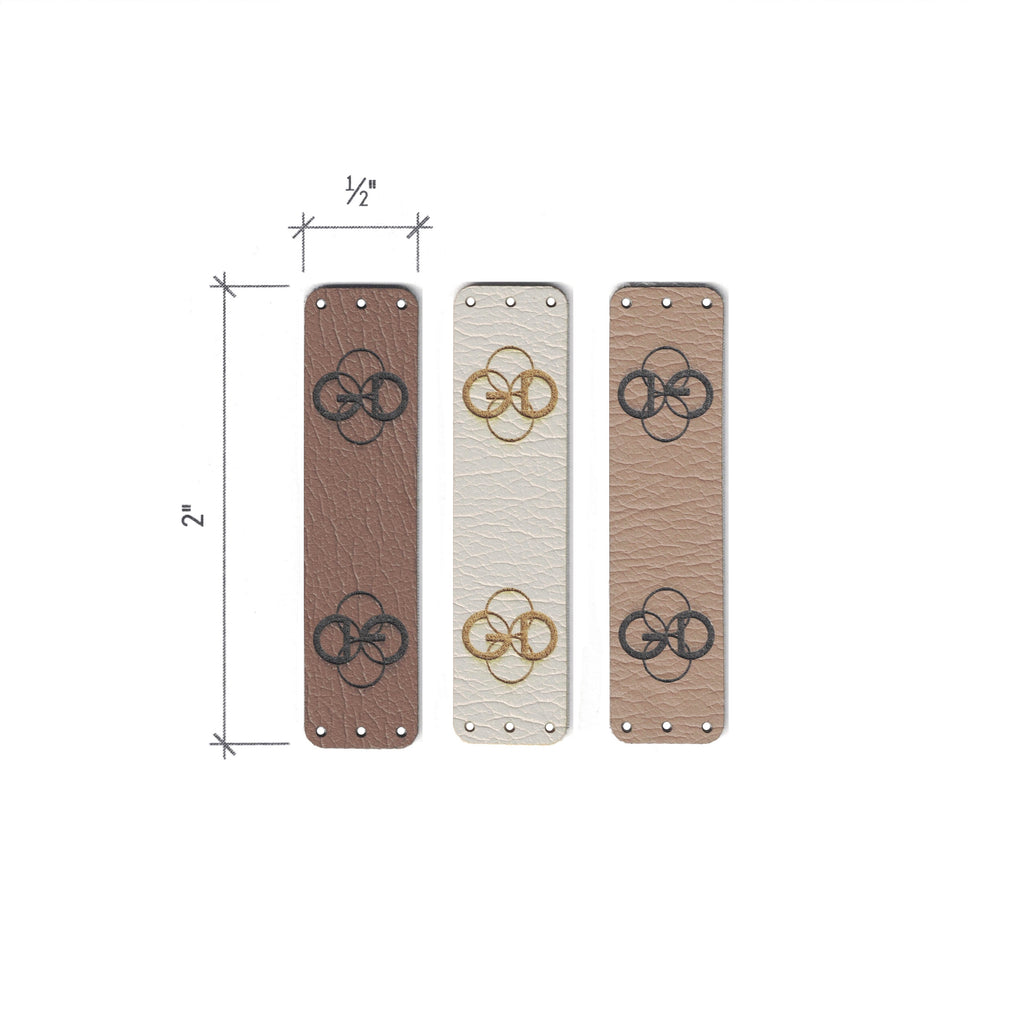 0.5 x 2 Inch - Custom Tags - Fold Over