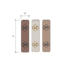 0.5 x 2 Inch - Custom Tags - Fold Over