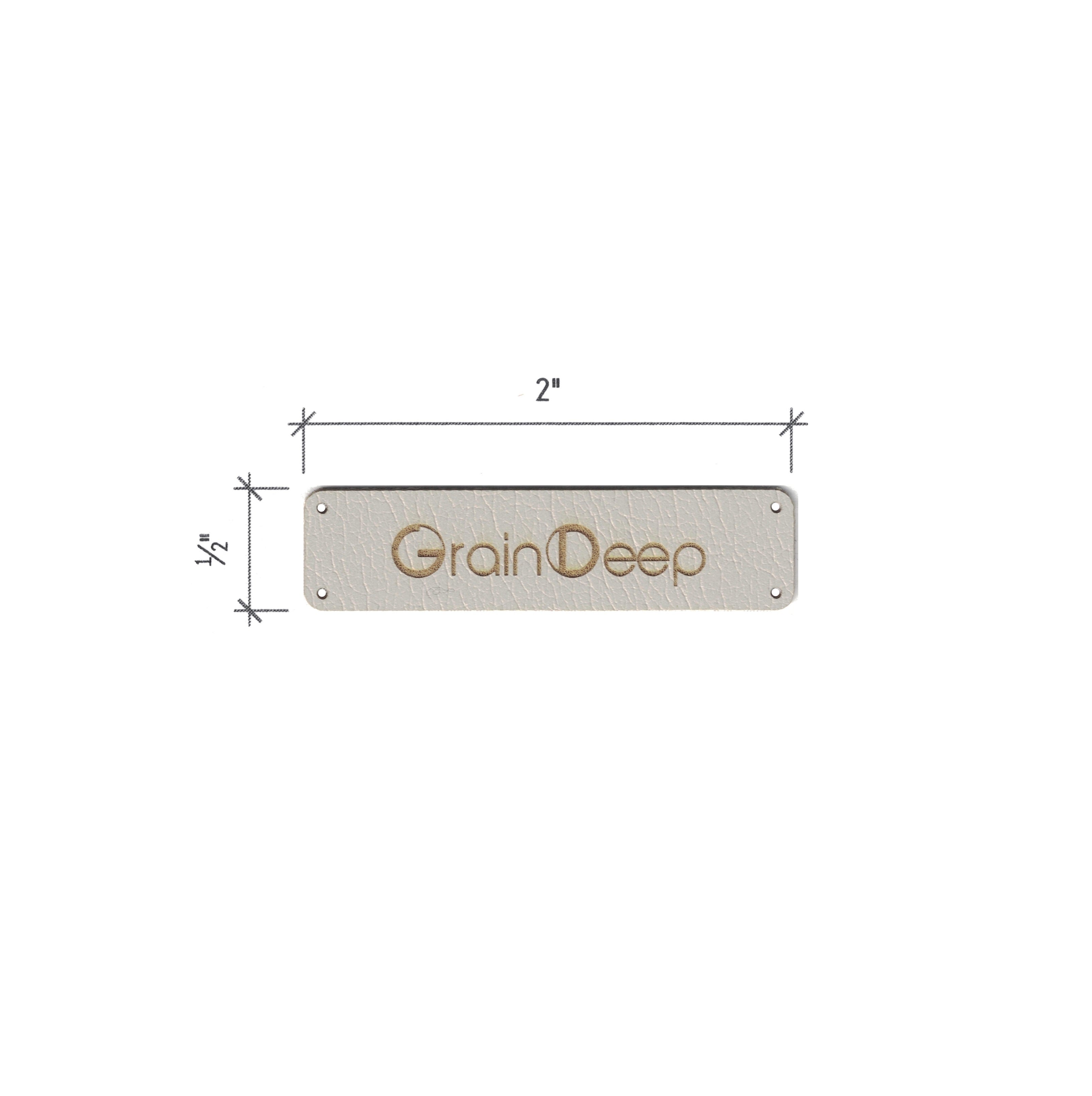 0.5 x 2 Inch - Custom Tags