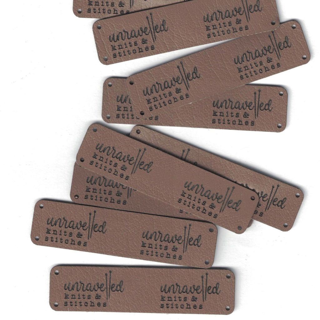 0.5 x 2 Inch - Custom Tags - Fold Over