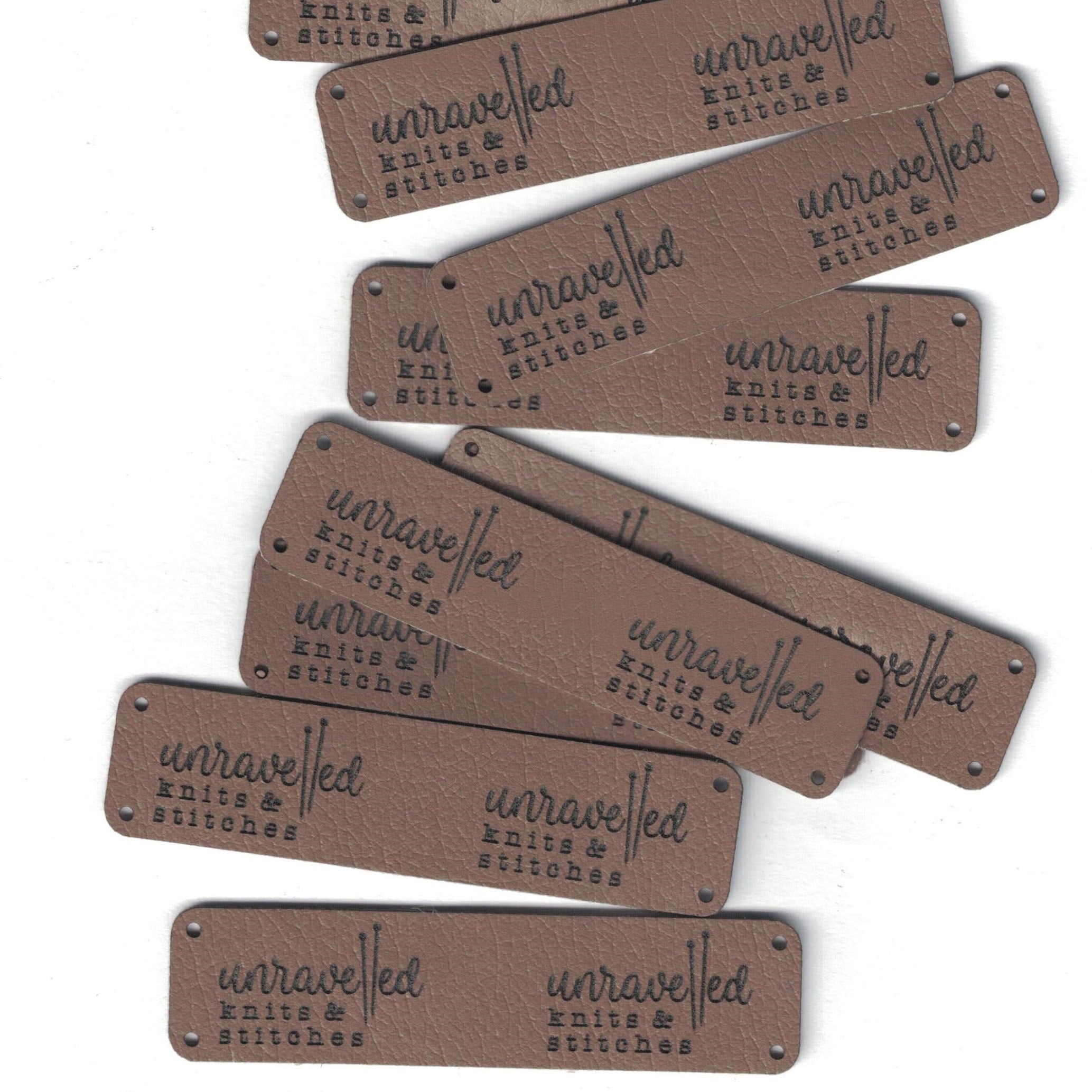 0.5 x 2 Inch - Custom Tags - Fold Over