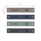 0.5 x 3 Inch - Custom Tags - Fold Over - Rivet Style