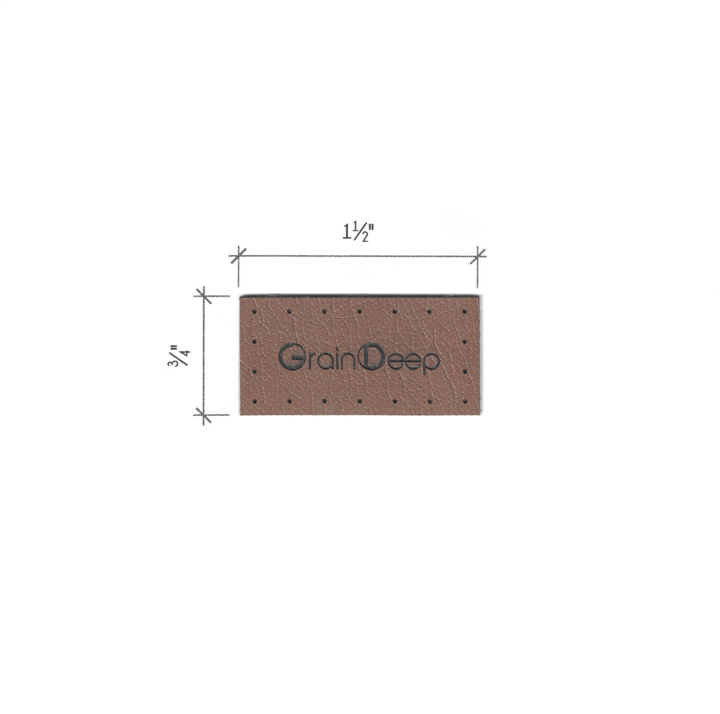 0.75 x 1.5 Inch - Custom Tags