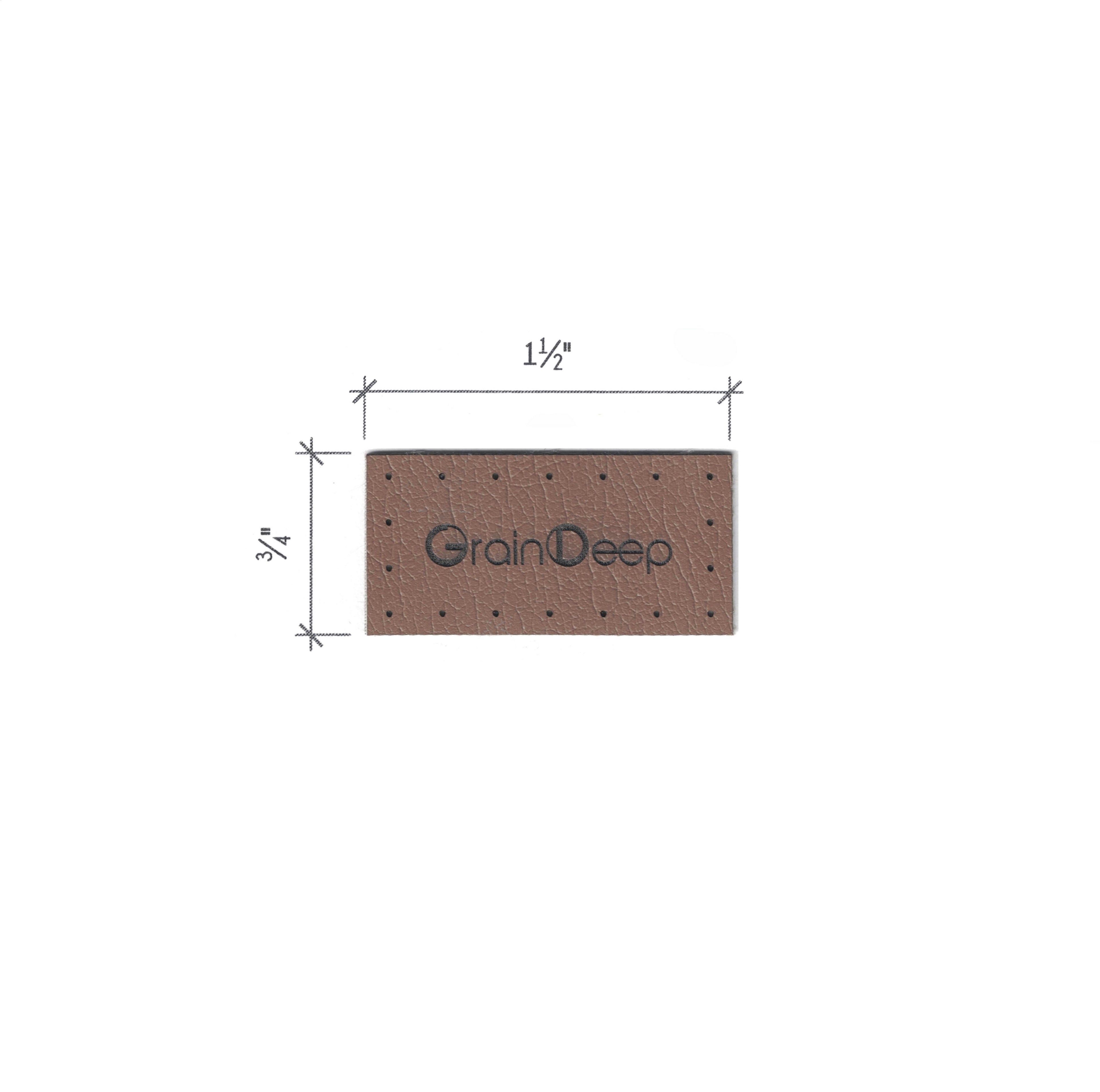 0.75 x 1.5 Inch - Custom Tags