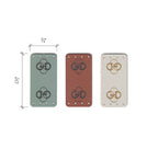 0.75 x 1.5 Inch - Custom Tags - Fold Over