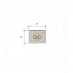 0.75 x 1 Inch - Custom Tags