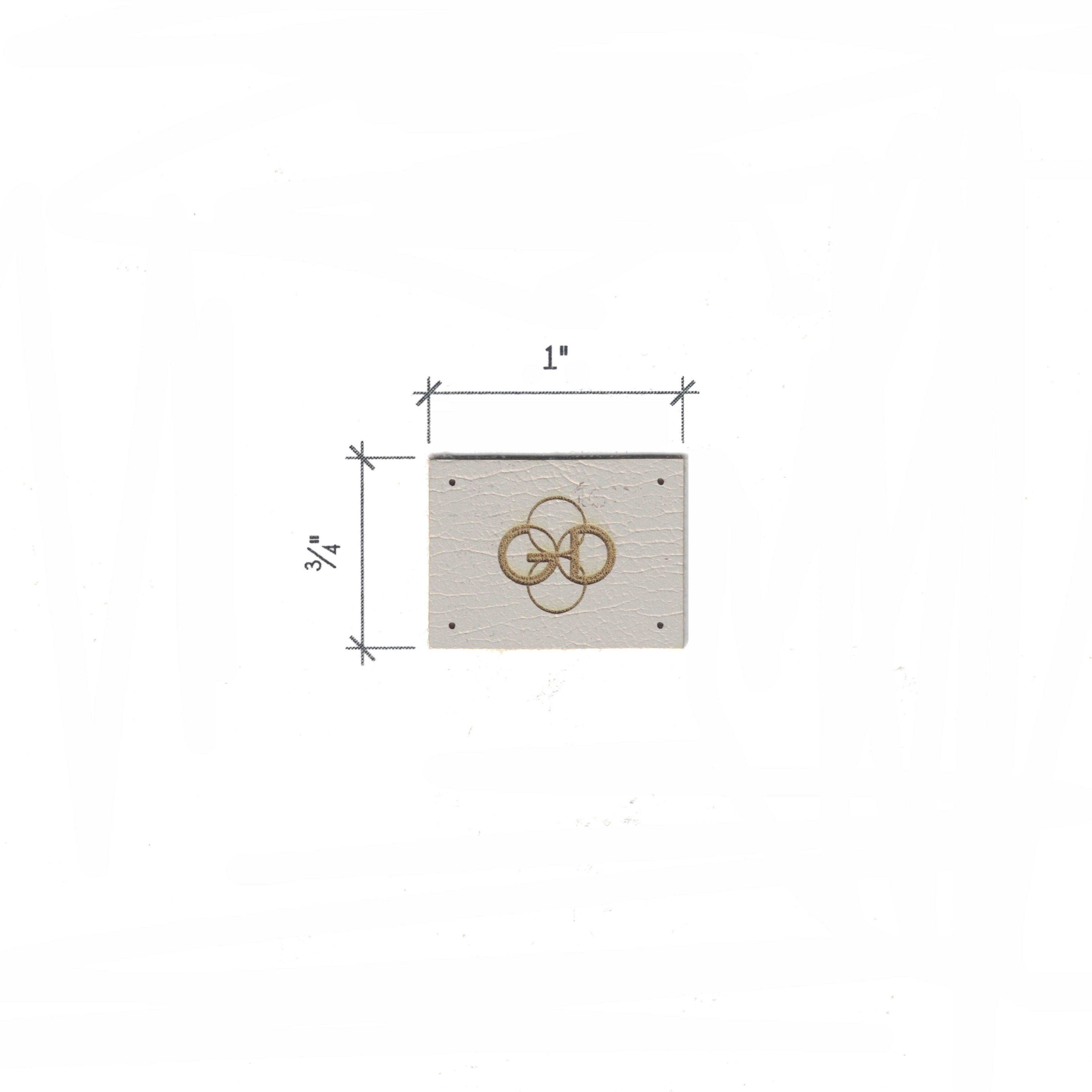 0.75 x 1 Inch - Custom Tags