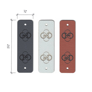 0.75 x 2.5 Inch - Custom Tags - Fold Over - Rivet Style