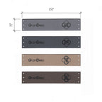 0.5 x 2.5 Inch - Custom Tags - Fold Over