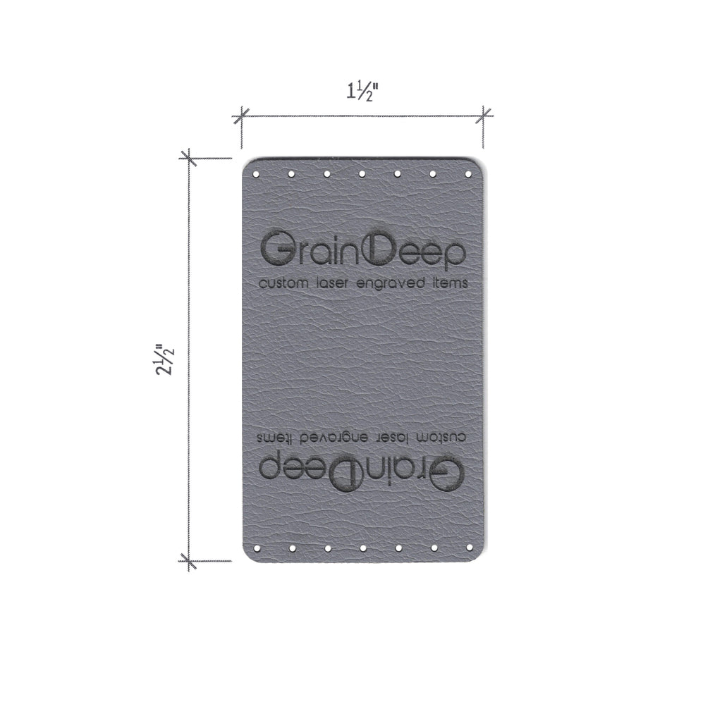1.5 x 2.5 Inch - Custom Tags - Fold Over