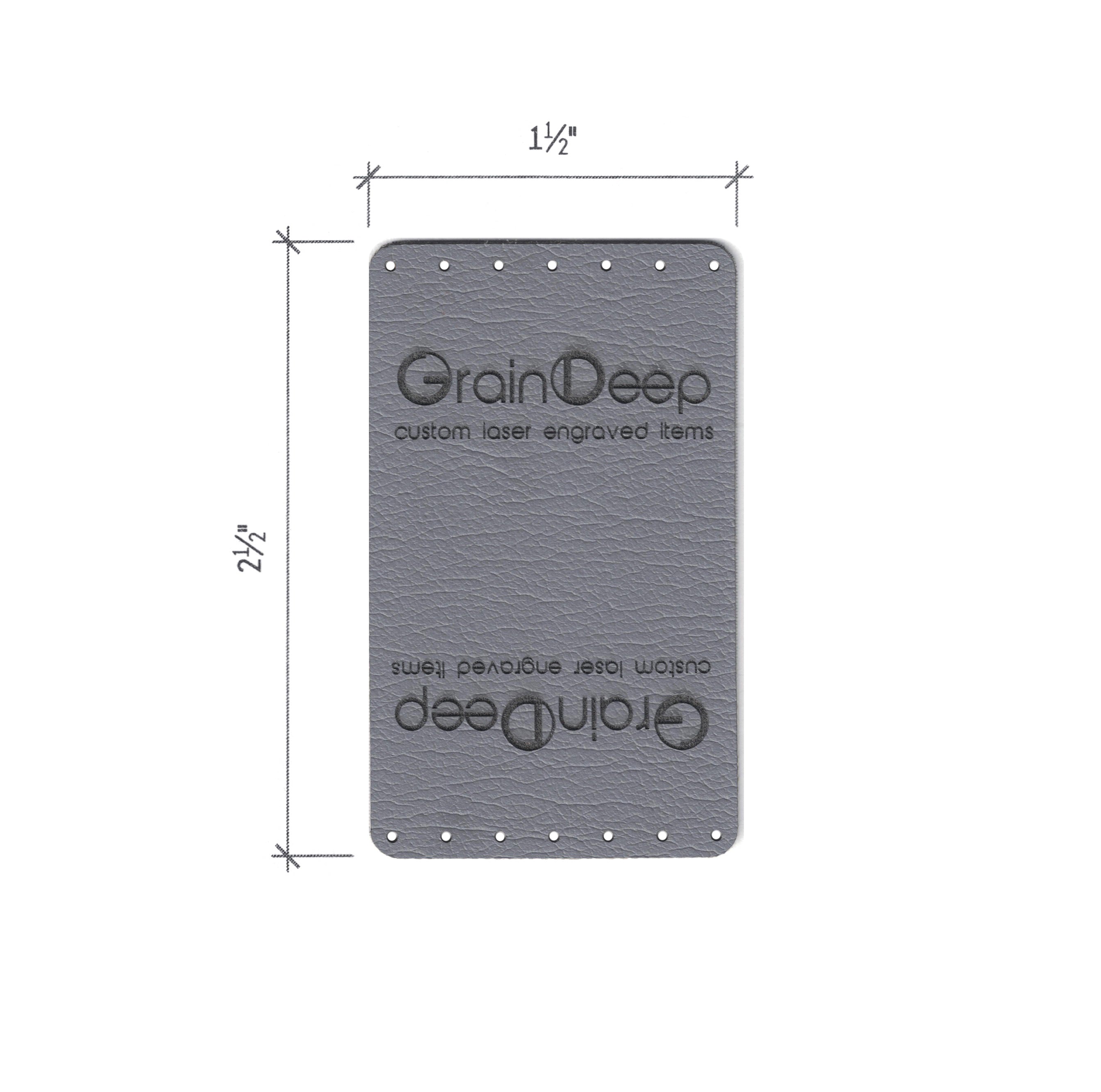 1.5 x 2.5 Inch - Custom Tags - Fold Over