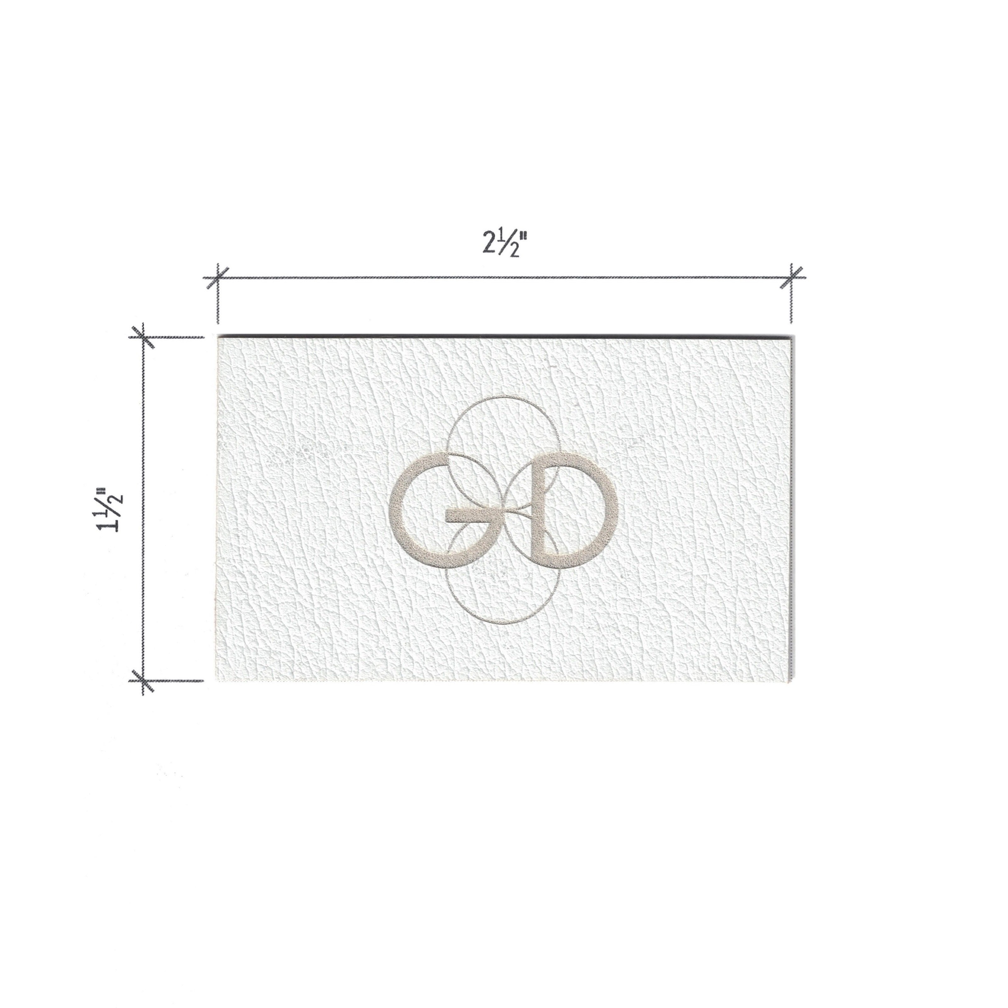 1.5 x 2.5 Inch - Custom Tags