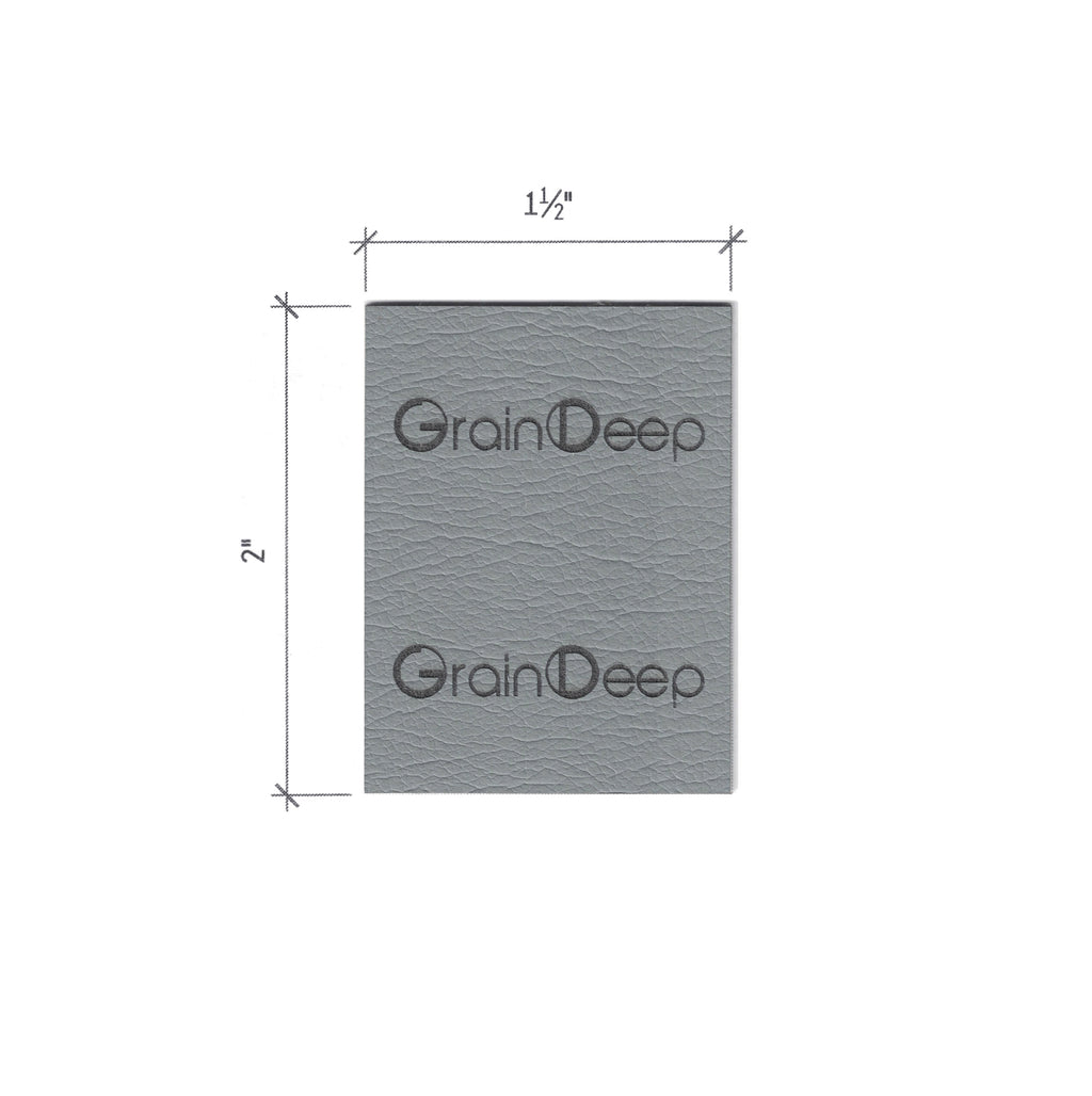 1.5 x 2 Inch - Custom Tags - Fold Over