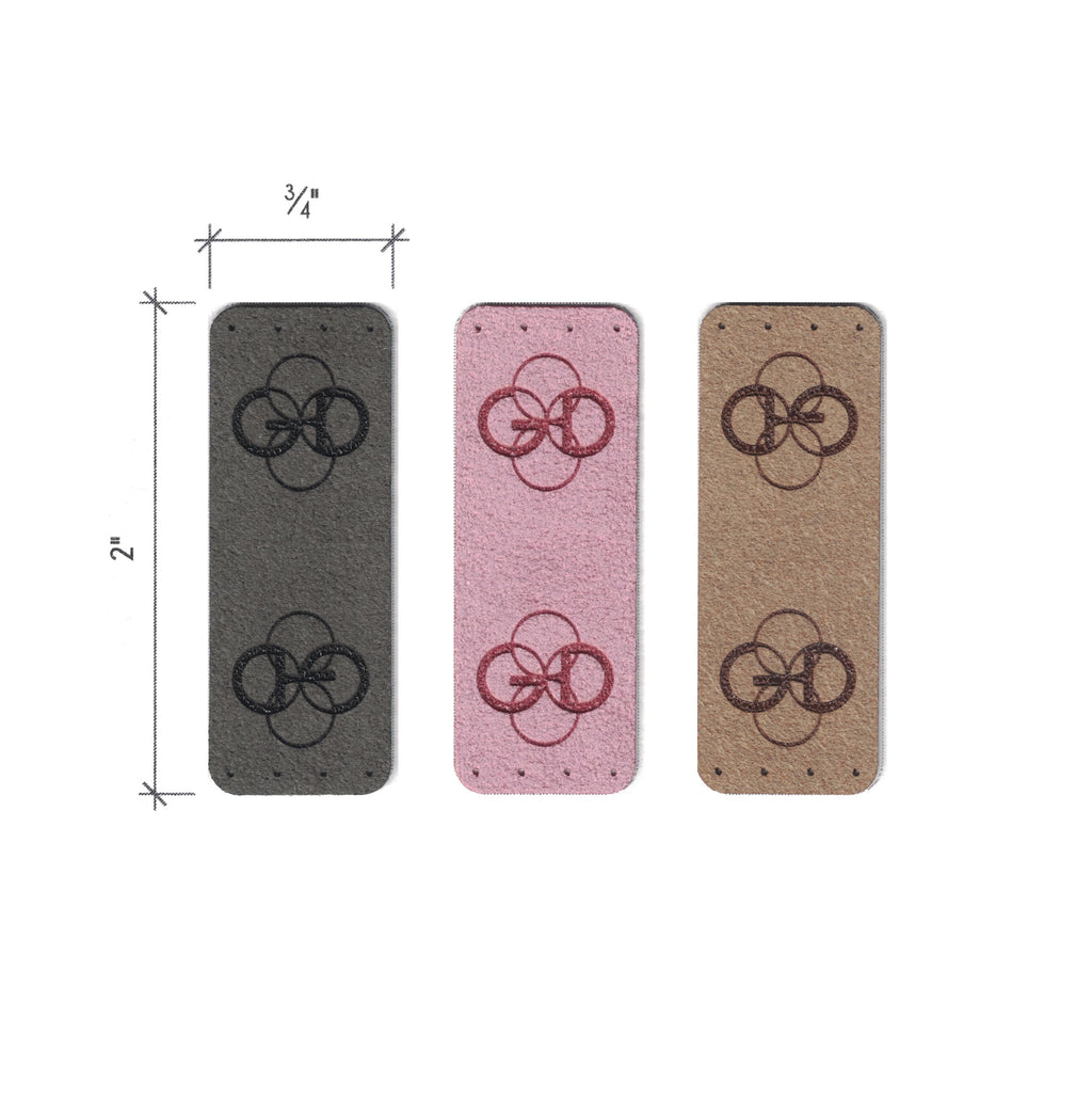 0.75 x 2 Inch - Custom Tags - Fold Over
