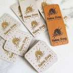 1 x 2.5 Inch - Custom Tags - Fold Over