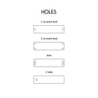 0.5 x 2 Inch - Custom Tags